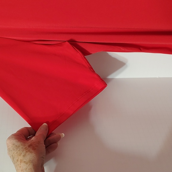 Red Susan Graver Modern Essentials Tunic Top sz 1X - Picture 3 of 6